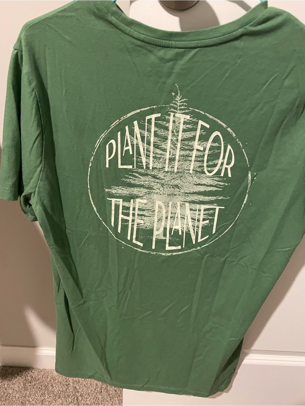 Plant It For The Planet Green Graphic T-Shirt